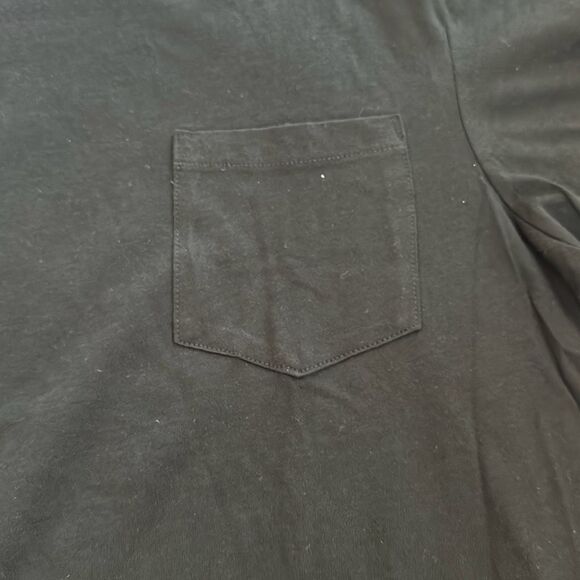 J. Crew Cotton Washed Jersey Tee Black Size L - Picture 4 of 7